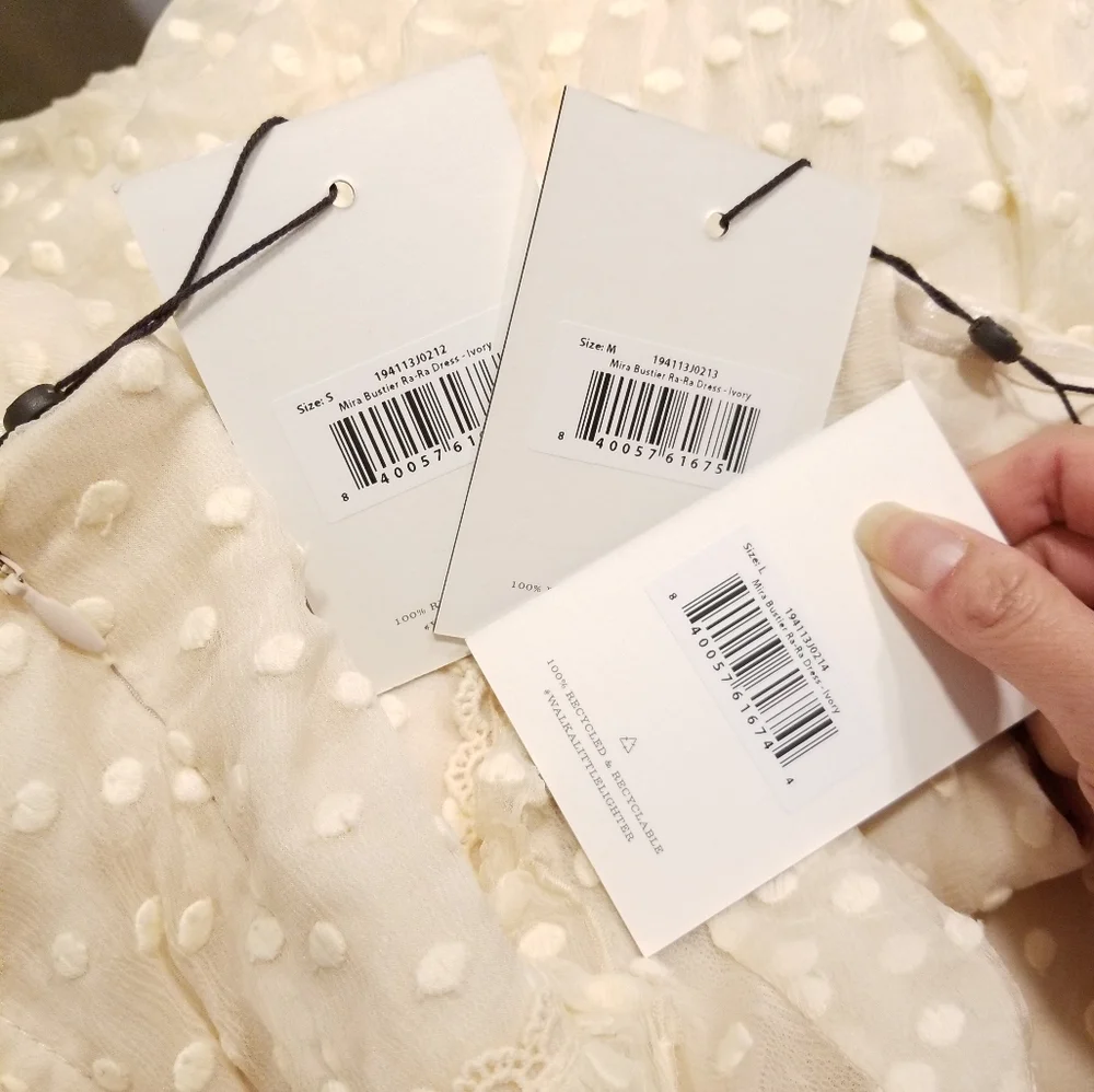 🍒NWT🍒  FP x SPELL ETHEREAL MINI BUSTIER DRESS - Picture 14 of 15